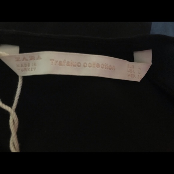 Zara crop top vest cutout with adjustable back strap  sz L - Picture 6 of 6